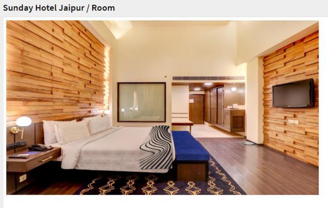 Sunday Hotel Jaipur Exteriör bild